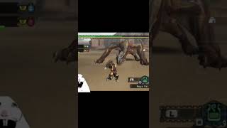 tigrex hunting in mhfu#viral #trending #youtubeshorts #shorts #funny #monsterhunter #gaming