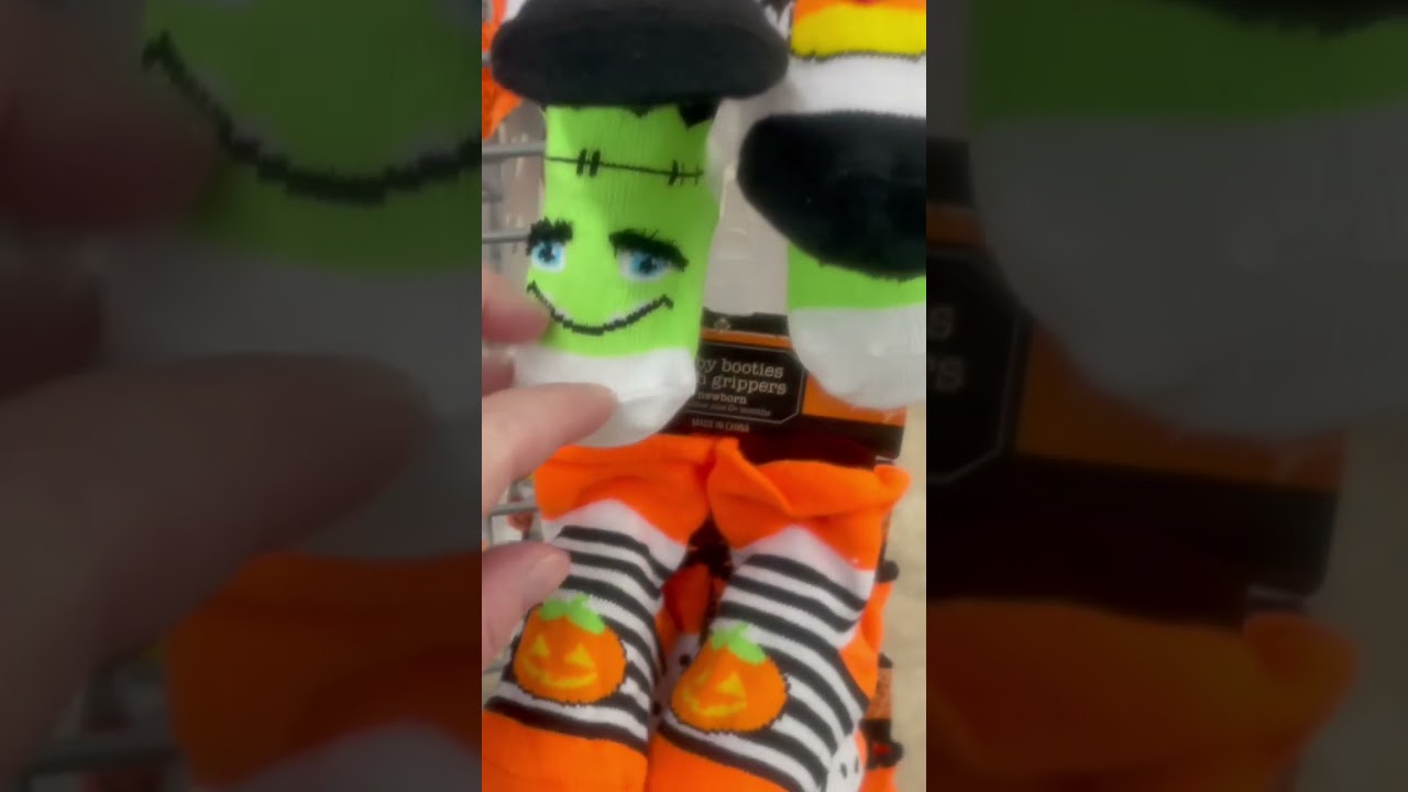 Dollar Tree Shop with me for Baby Halloween socks! 