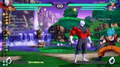 DRAGON BALL FighterZ - Jiren Bomb Loops to Infinity Rush Loops