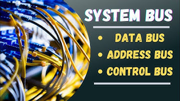 System Bus || Data bus || Address bus || Control bus || Computer organisation and architecture