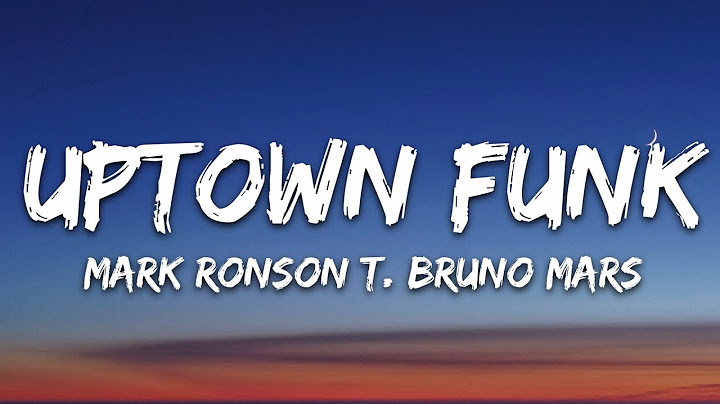 Mark Ronson - Uptown Funk (Lyrics) ft. Bruno Mars