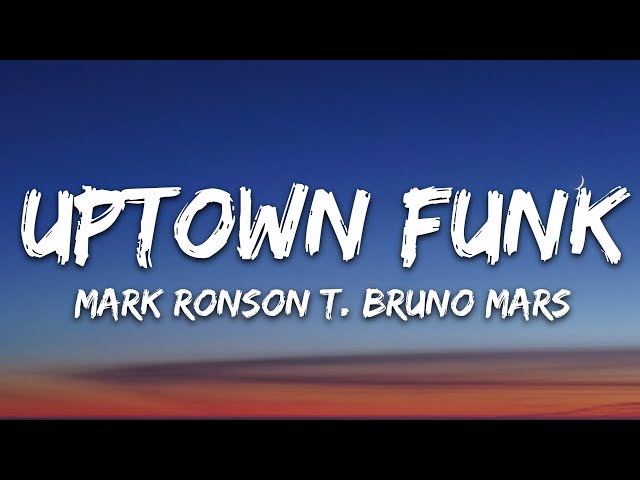 Mark Ronson - Uptown Funk (Lyrics) ft. Bruno Mars class=