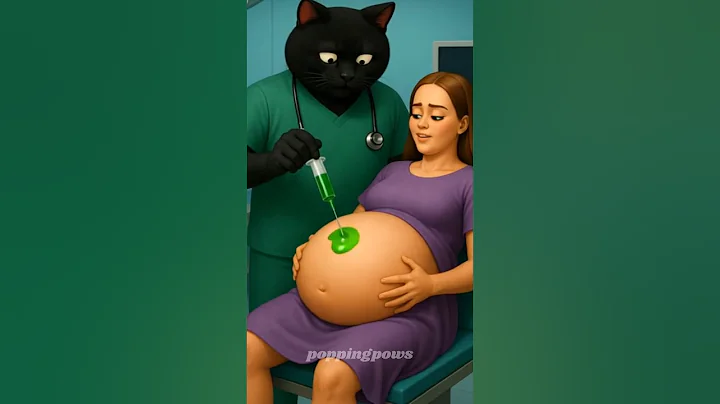 ❤Evolution animal: Dr. cat with pregnant woman in hospital operating room🥰✅ #shorts​ #cute​ #cat​