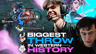 THE BIGGEST THROW IN WESTERN HISTORY - G2 VS MSF REVIEW - CAEDREL