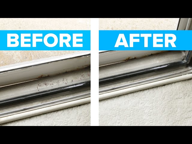 Easy Sliding Door & Window Track Cleaner, Give grimy sliding door and  window tracks new life with this easy cleaning hack! ✨, By Tasty Home