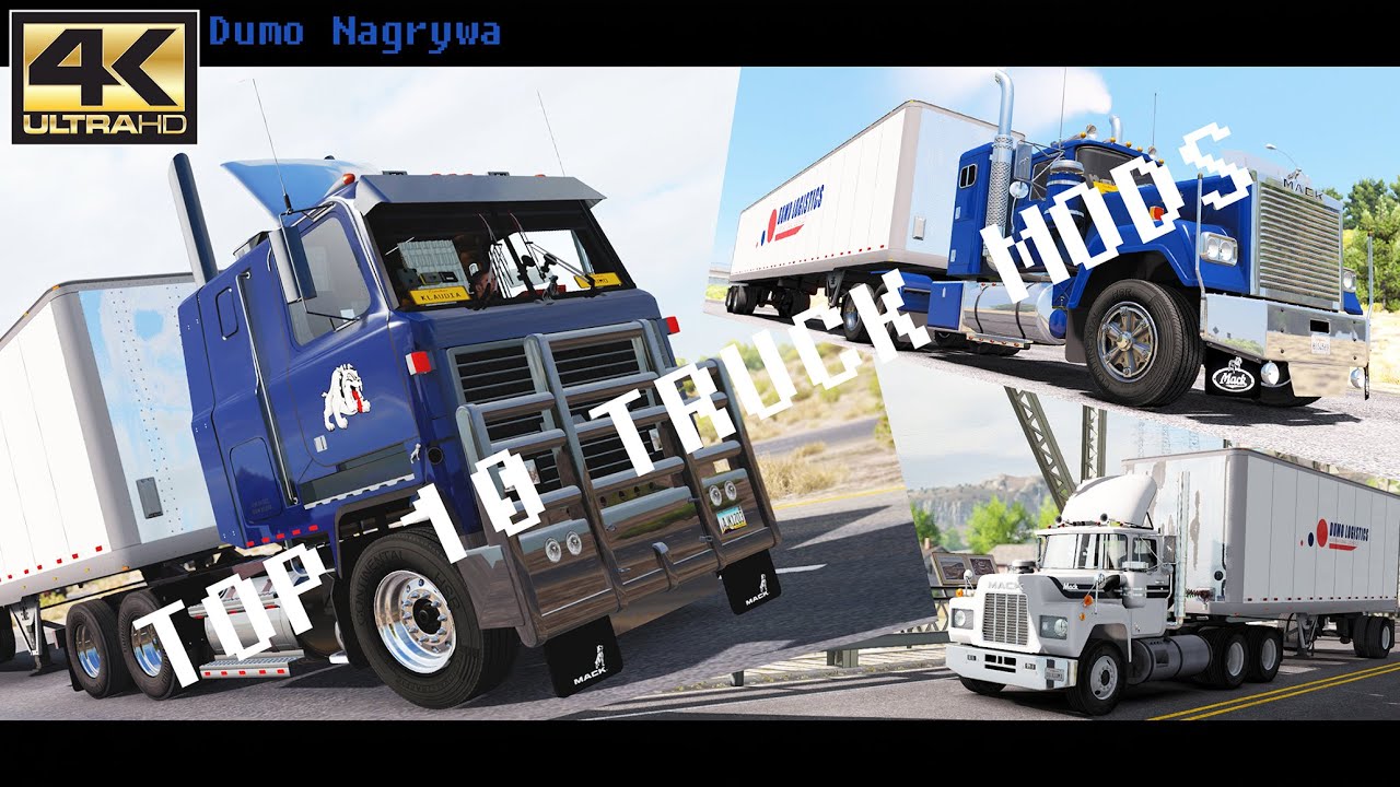 TOP 10 Truck Mods ATS Lipiec July 2019 Patch 1.35 [4K 60fps] YouTube