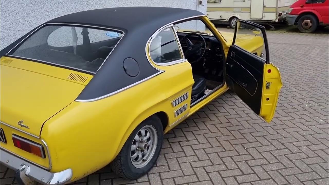 1970s ford capris rare 1972 1300 xl a 1973 3 1 v6 youtube