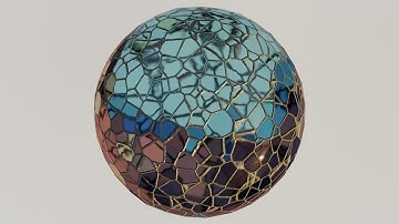 Procedural Nodes (part 29) - Procedural Stained Glass in Blender