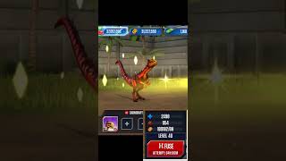 CARNORAPTOR MAX DAMGE LEVEL 40 II Jurassic World The Game II Dinosaurs Game #short