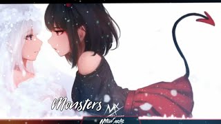 Nightcore - Monsters (All Time Low ft. Demi Lovato and Blackbear)