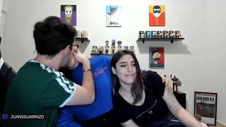 Beso De Arigameplays Y Juansguarnizo En Directo Twitch Moments 