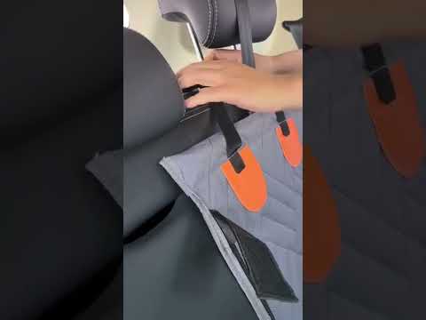 Сидіння для перевезення тварин в авто Сірий 55*55 см, видео 1