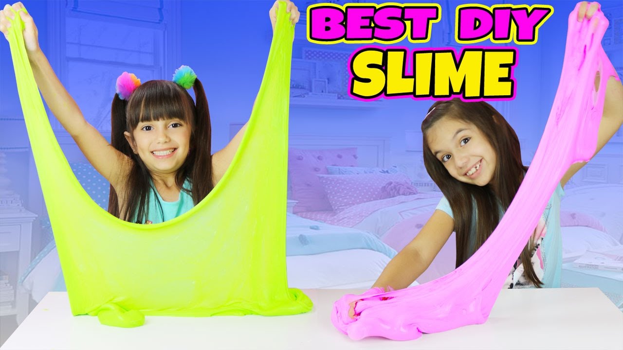 two sister toy style slime