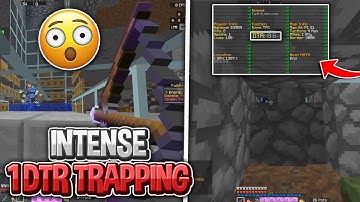INTENSE 1 DTR TRAPPING... *ALMOST WENT RAIDABLE*  | Minecraft HCF