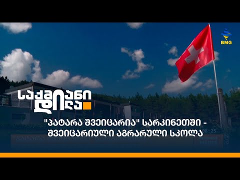\"პატარა შვეიცარია\" სარკინეთში - შვეიცარიული აგრარული სკოლა