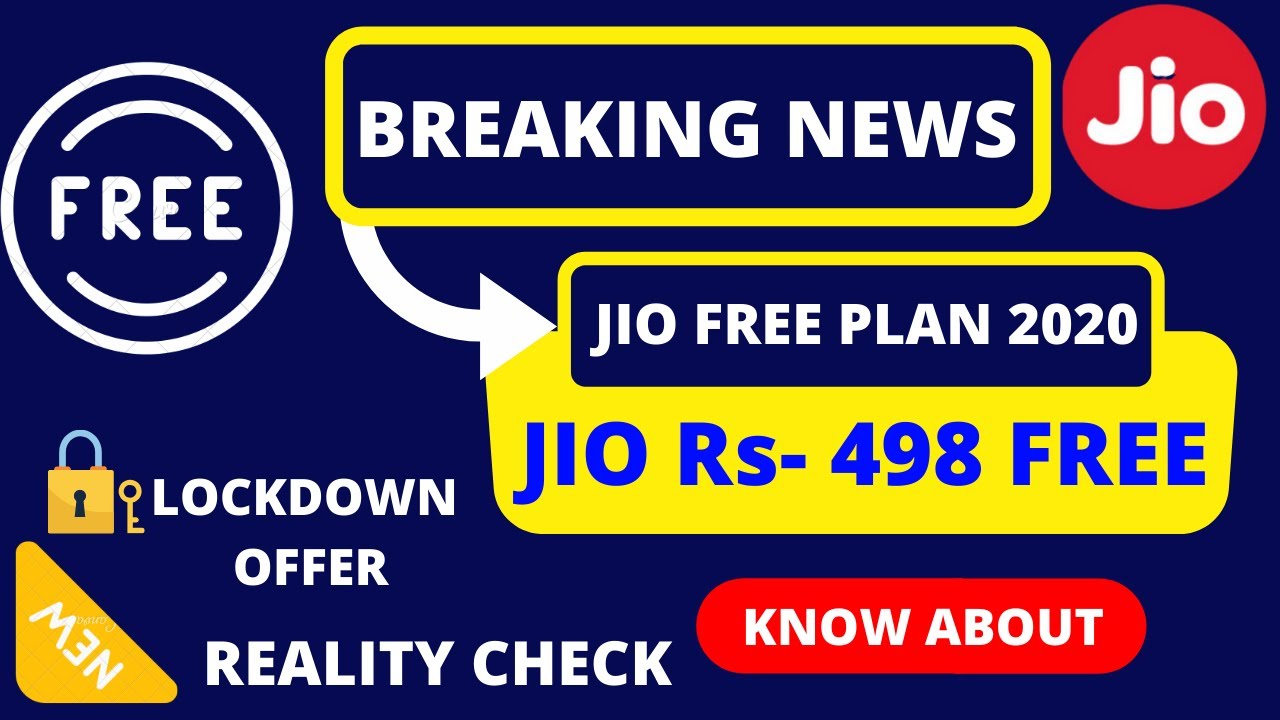 Jio 498 Free Recharge Offer  Reality check