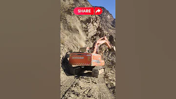 Amazing Excavator Operating Skill 😱 #excavator #mountains #2024 #pakistan