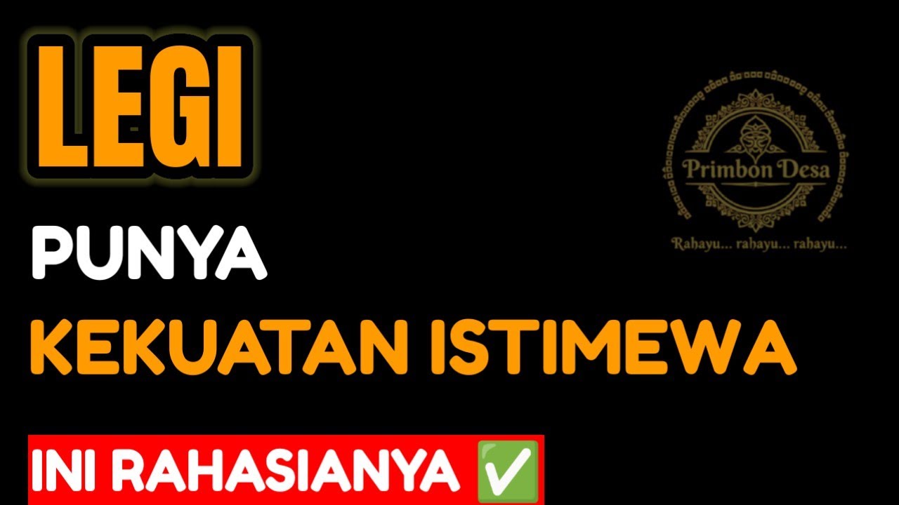 LEGI: Khodam Cahaya Penarik Jodoh - Ini Rahasianya!