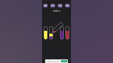 Water Sort Puzzle - Sort Color - Level 3 - Walkthrough SOLVED by RobotPlayer AI!!!