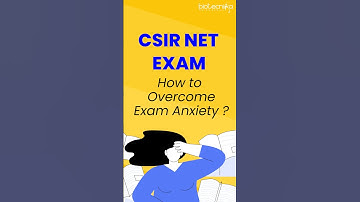 How to Overcome CSIR NET Exam Anxiety? #csirnetlifescience  #examanxiety  #reducestress