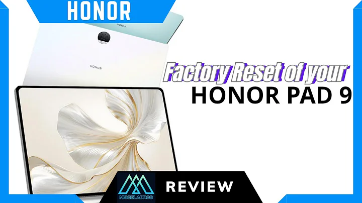 Factory Reset Your Honor Pad 9 | [2024] (English)