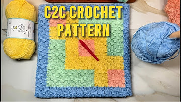 Learn C2C Crochet The EASIEST Way For Beautiful Baby Blankets | Part 4