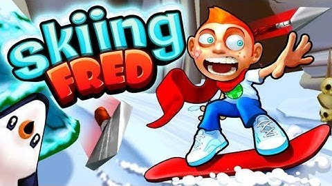 Skiing Fred iOS iPhone / iPad Gameplay Review and Walkthrough HD