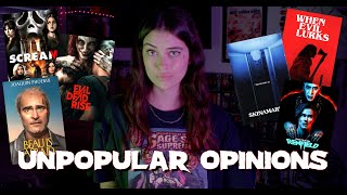 Reacting to YOUR Unpopular 2023 Horror Opinions