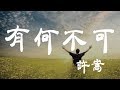 有何不可 - 許嵩 - 『超高无损音質』【動態歌詞Lyrics】