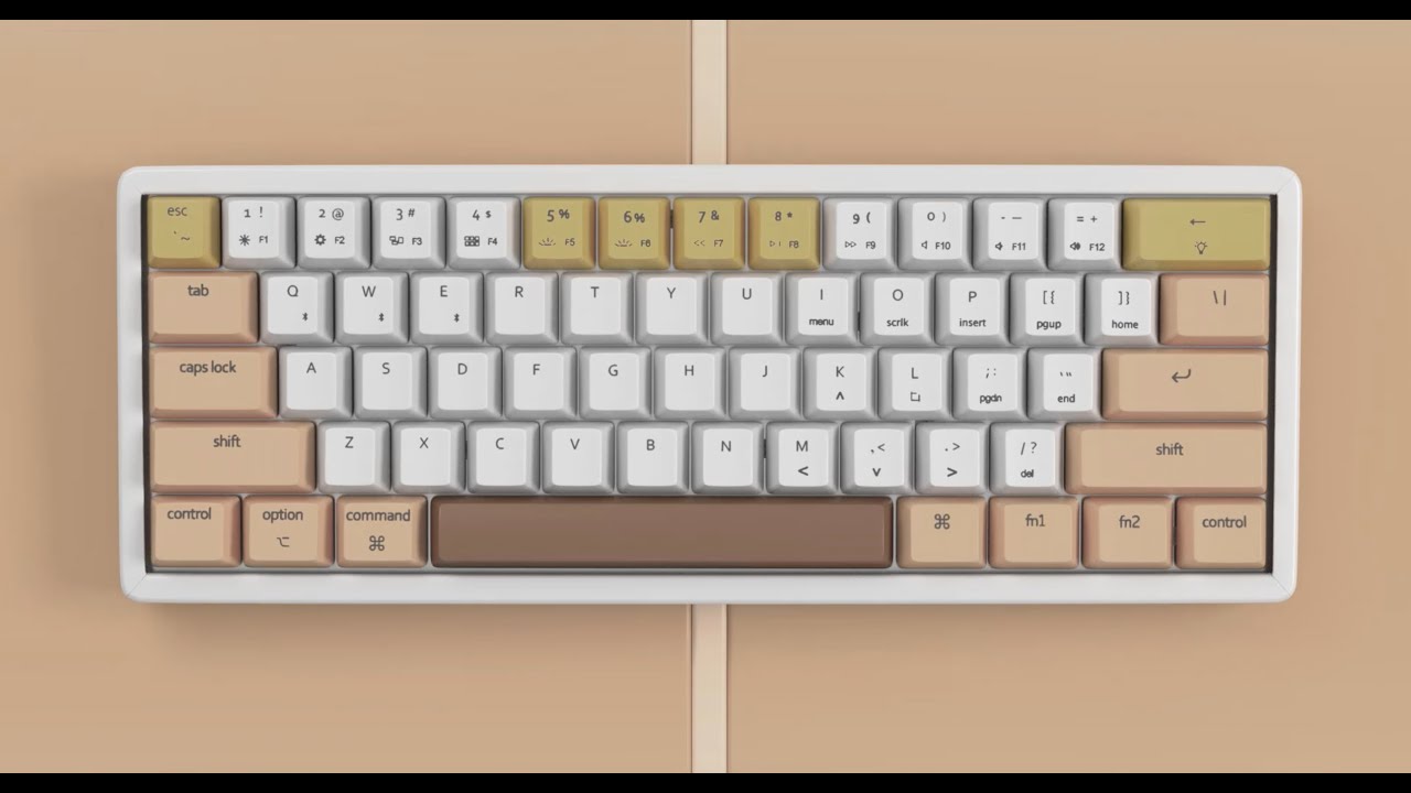 Keyboard Colorways 3D Animation - YouTube