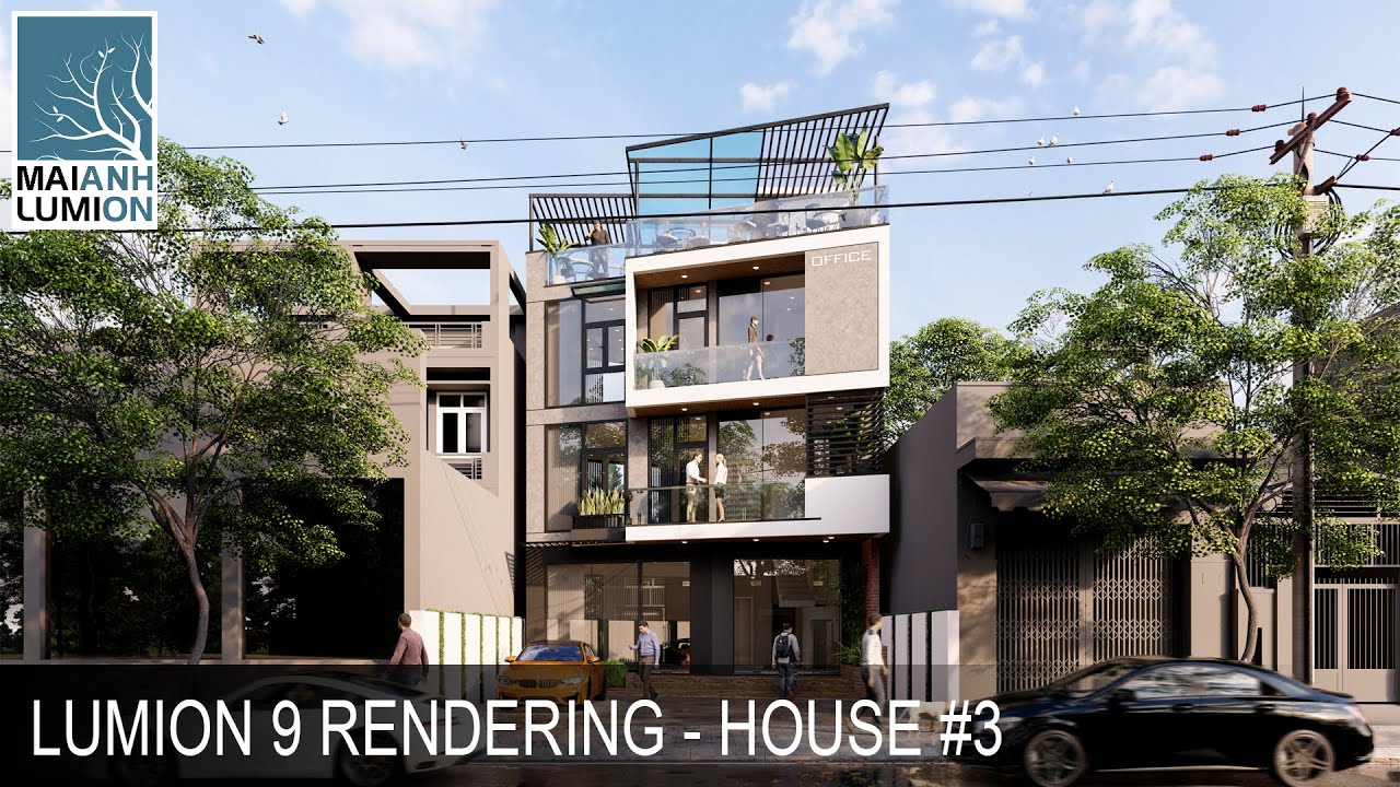 LUMION 9 RENDERING TUTORIALS HOUSE #3 - YouTube