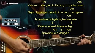 Kopi dangdut lirik chord