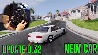 Drifting New Ibishu BX Series In West Coast | BeamNG Drive | Steering Wheel Gameplay