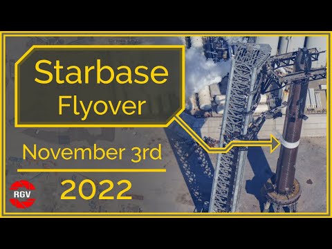 SpaceX Starbase, Tx Flyover