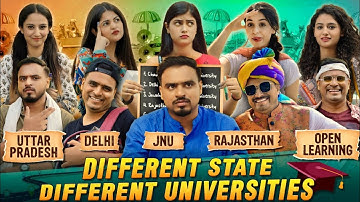 Different State Different Universities - Amit Bhadana ( Delhi ,UP, Rajasthan, JNU, Open Learning )