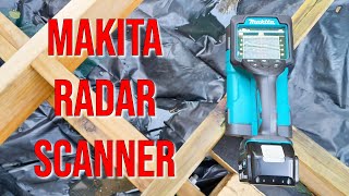 Makita Radar Scanner. 18v Wall Scanner that finds Rebar in Concrete! And let's you see inside walls!