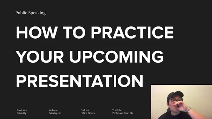 How To Practice Your Upcoming Speech or Presentation (3 Simple Techniques)