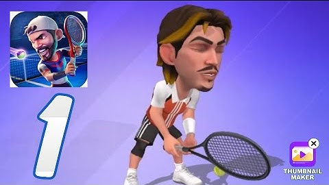 Mini Tennis : Perfect Smash - Gameplay Walkthrough Part 1 - Tutorial ( iOS / Android )