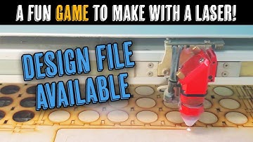 Easy Laser DIY Connect Four Across Game Project ☺️ Design File Available!