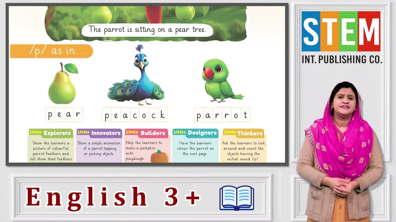 English 3+ Kids Learning | Letter P | Parents Guide | Alphabet Learning at Home