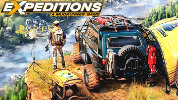 Expeditions: A Mudrunner Game PS5 4K Gameplay Walkthrough