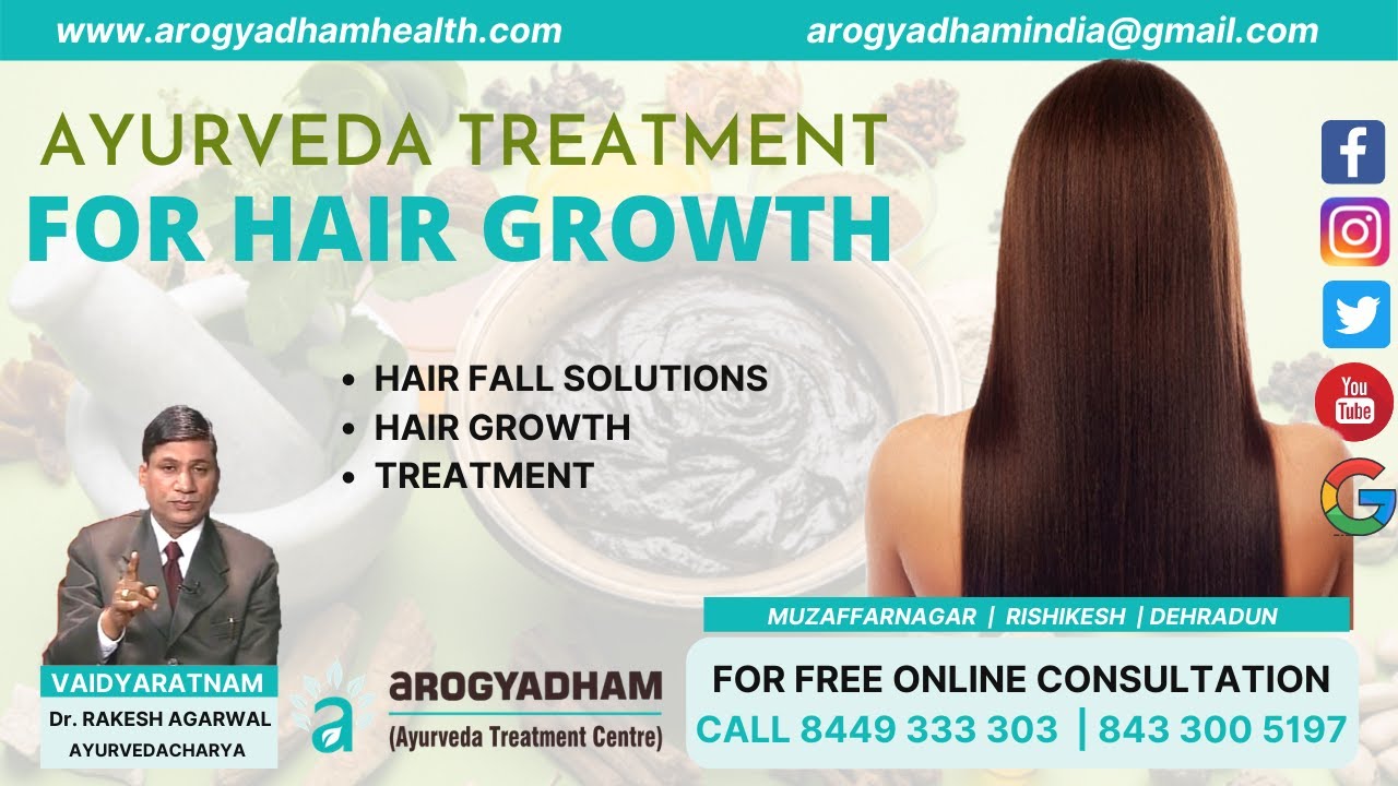 Ayurvedic Treatment For Hair Problems in Meerut | Arogyadham