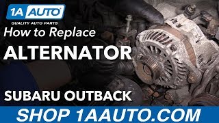 How to Replace Alternator 04-09 Subaru Outback