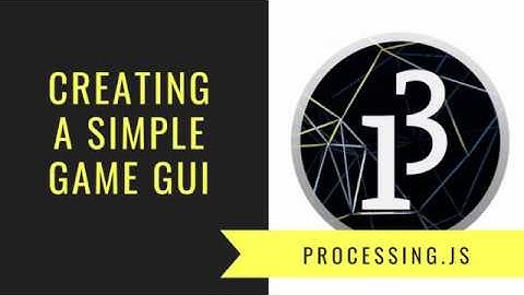 Creating a click the target game in processing - Part1