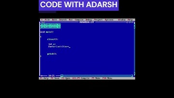 Using FOR LOOP | In C Language | By:- CODE WITH ADARSHH | #youtubeshorts #shorts #like #subscribe