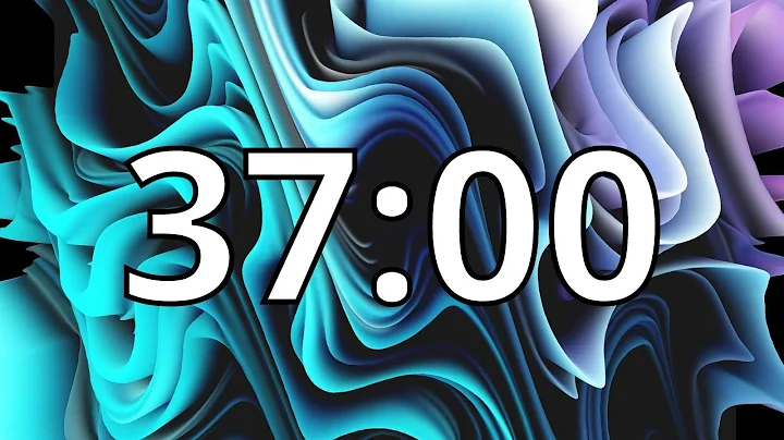 37 Minute Timer with Music | Abstract Timer