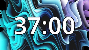37 Minute Timer with Music | Abstract Timer