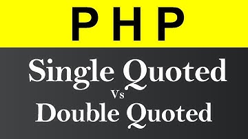 Difference between Single Quote and Double Quote in PHP (Hindi)