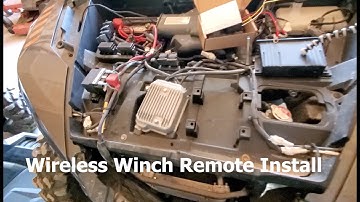 Wireless Winch Remote Install