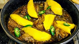 Hindi alam ito ng karamihan, Hinog na "Mangga" sa Chicken Adobo Ang Sarap! Tiyak uulitin mo #viral